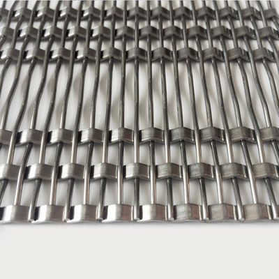 แผ่นกรีดสายไฟเหล็กเมทัลเมล Mesh สแตนเลสแบบสถาปัตยกรรมที่ไม่เผาไหม้สําหรับหน้าต่างที่จอดรถกลางแจ้งและผนังที่ระบายอากาศ
