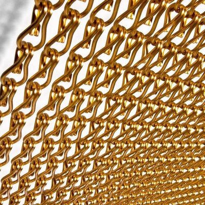 มุ้งลวดโซ่อะลูมิเนียมระยะห่าง 24 มม. พร้อมติดตั้งง่ายและระบายอากาศได้ดีเพื่อป้องกันแมลง