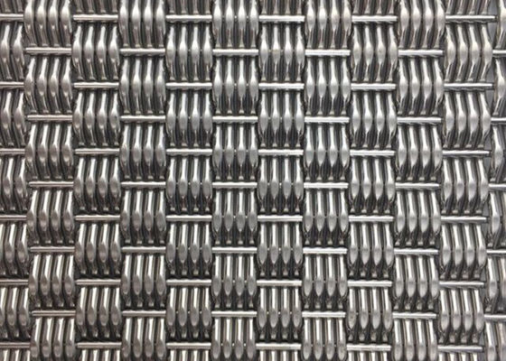 แผงลวดตาข่ายทอสถาปัตยกรรมแบบแข็ง Stainless Steel Eco 4.9mm Thick