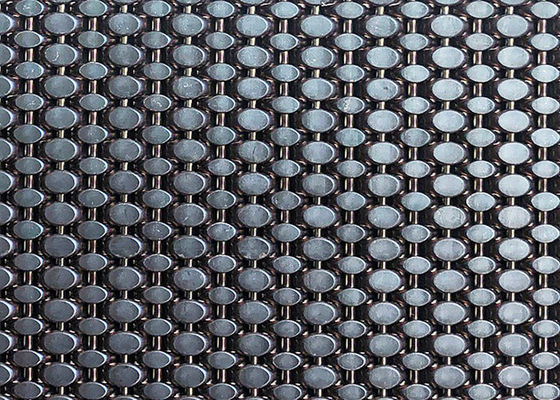 ชุบสีดำสแตนเลสลวดตาข่ายสถาปัตยกรรมสำหรับ Facade Cladding