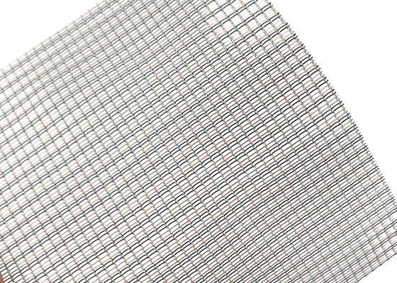 กระจกสีฟ้าตกแต่งหรูหราพร้อมตาข่ายโลหะ Interlayer ทอธรรมดา