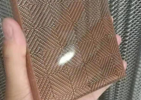Art ทองเหลืองทอโลหะแก้วเคลือบลวดตาข่าย 0.5mm