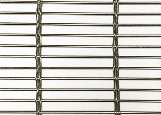 Ss316 โครงเหล็กสแตนเลสทางสถาปัตยกรรมที่มีความยืดหยุ่นอาคาร Facade Cladding