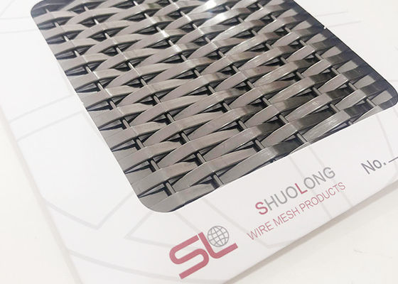 3.6 มม. สีดำ Ss304 สถาปัตยกรรมตาข่ายเหล็กสำหรับแผงตกแต่ง