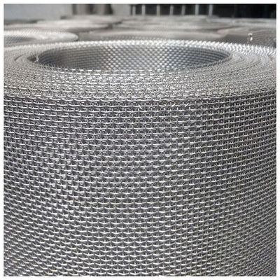พีวีซีเคลือบ 0.5 มิลลิเมตร Dia Lock Crimp สาย Mesh เหล็กไร้ขัด