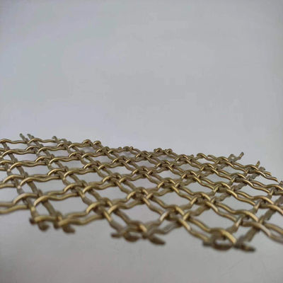 400 Mesh Pvd ทองประดับโลหะ Mesh สําหรับการใช้งานทางการค้า