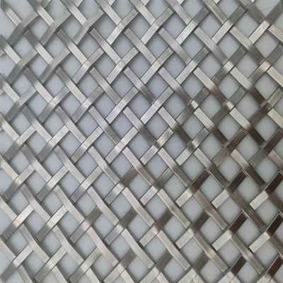 สไตล์โมเดิร์น ภายในสาย Mesh สแตนเลส Flat สําหรับป้องกัน Railing