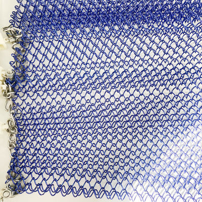 กลมเงิน Anodizing โล่โลหะผ้าม่าน ให้ความเป็นส่วนตัวและตกแต่ง