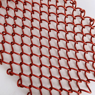 Anodizing Customized Coil Mesh Drapery ความหนา 0.5-2 มม.