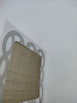 0.6mm ความหนา Laminated Glass Metal Mesh ประดับสําหรับอุตสาหกรรม