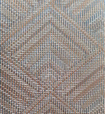 0.8mm ความหนา Laminated Mesh Glass Pvdf Coating สําหรับอุตสาหกรรม