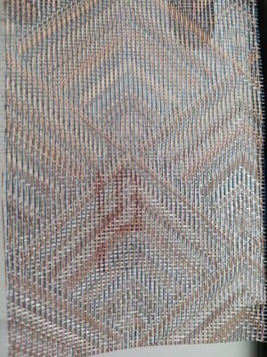 0.8mm ความหนา Laminated Mesh Glass Pvdf Coating สําหรับอุตสาหกรรม