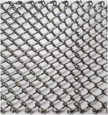 ทองแดงเคลือบเสร็จสถาปัตยกรรมขยาย Mesh โลหะกับ Twill สไตล์ Weave
