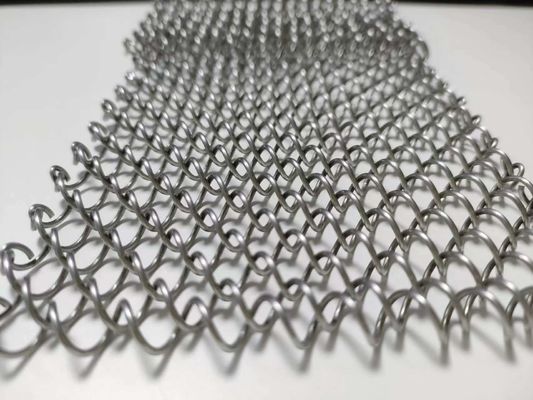 ทองแดงเคลือบเสร็จสถาปัตยกรรมขยาย Mesh โลหะกับ Twill สไตล์ Weave