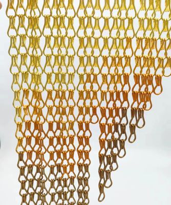 ผ้า Mesh โลหะยืดหยุ่น Anoding สามารถปรับแต่งได้ 41.5% พื้นที่เปิด