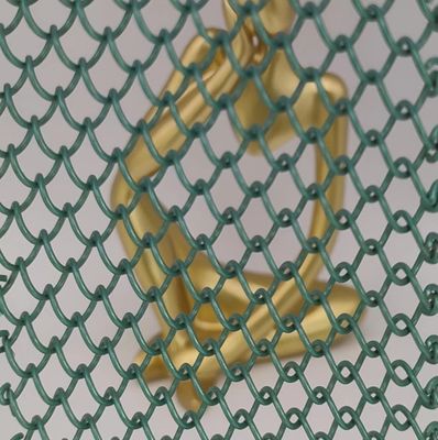 สีเขียวอัลลูมิเนียมสายสถาปัตยกรรมผ้า Mesh สําหรับการแก้ไขตกแต่งหลากหลาย
