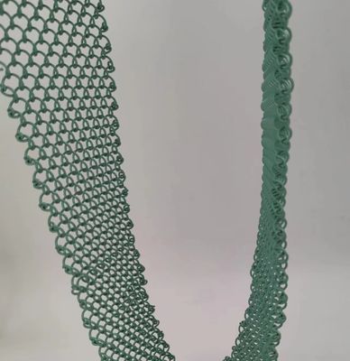 สีเขียวอัลลูมิเนียมสายสถาปัตยกรรมผ้า Mesh สําหรับการแก้ไขตกแต่งหลากหลาย
