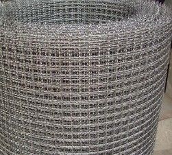 30m OEM แกลวนิเซียม Crimped Wire Mesh ในการกรองและกรอง