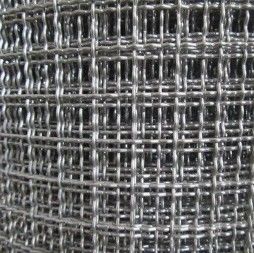 30m OEM แกลวนิเซียม Crimped Wire Mesh ในการกรองและกรอง