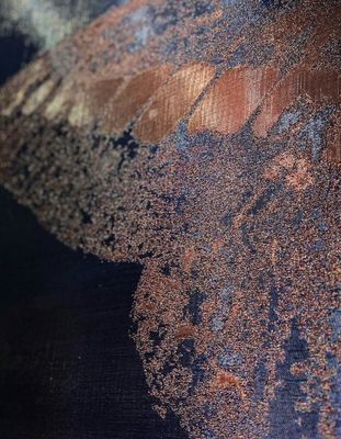 ความทนทานสูง Woven Wire Mesh Mural สําหรับผ้า Mesh 3d