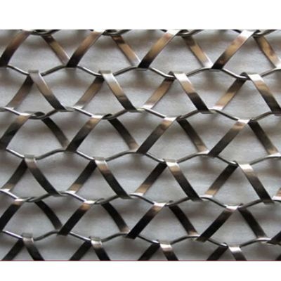 0.5mm-2.0mm กว้างสาย สายกลม Mesh สายที่มีใบรับรอง SGS / ความกว้าง 0.5m-2.0m