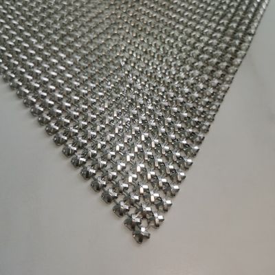 เครื่องประดับโลหะ อลูมิเนียม Sequins ทนต่อน้ํามัน ผ้า Mesh โลหะ