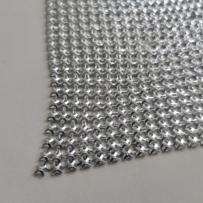 เครื่องประดับโลหะ อลูมิเนียม Sequins ทนต่อน้ํามัน ผ้า Mesh โลหะ