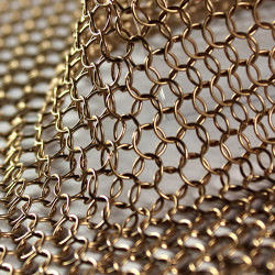 SHUOLONG เครื่องขัดเหล็ก ผ้าม่าน สแตนเลส แหวน Mesh เครื่องขัดเหล็ก เนื้อ Aesthetic
