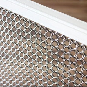 ผ้าม่านแหวน Mesh เหล็กไร้ขัด ด้วยน้ําหนัก 2.2kg / m2