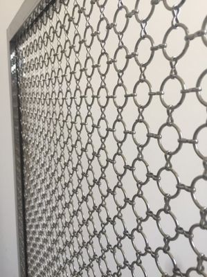 สแตนเลส Link และวงแหวนวงแหวน Mesh ผ้าม่านป้องกันสําหรับอุตสาหกรรม