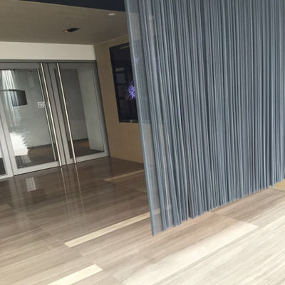 โลหะ roller blinds 80% พื้นที่เปิด 1.0mm กว้างสาย