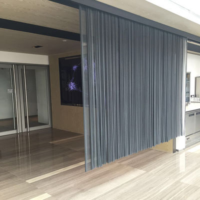 โลหะ roller blinds 80% พื้นที่เปิด 1.0mm กว้างสาย