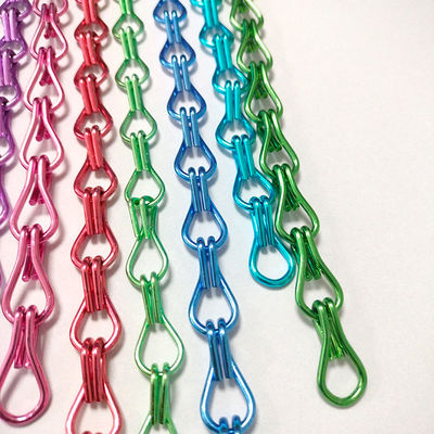 อลูมิเนียม Hook Chain บ้านตกแต่ง ป้องกันแมลง ปรับปรุงโรงแรม Partition อลูมิเนียม Hook Bead ผ้าม่าน ผู้ผลิต Wholesale