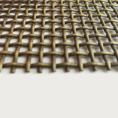 สวยงาม สแตนเลส Woven Wire Mesh สําหรับตู้ ISO9001 รับรอง
