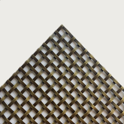 สวยงาม สแตนเลส Woven Wire Mesh สําหรับตู้ ISO9001 รับรอง