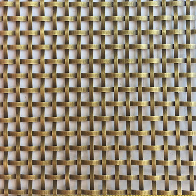 สวยงาม สแตนเลส Woven Wire Mesh สําหรับตู้ ISO9001 รับรอง