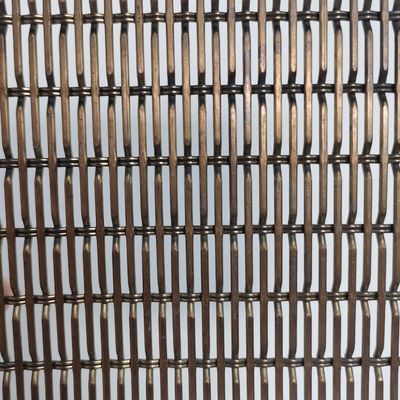 อลูมิเนียม Anodized สายใยผ้า Mesh สายใย Mesh Crimped สําหรับรั้ว