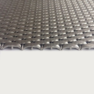 2-6 มิลลิเมตร เหรียญเงิน สแตนเลส สแตนเลส เครื่องตกแต่ง สาย Mesh Grilles สําหรับประตูกระเป๋าเสื้อผ้าที่ทันสมัย