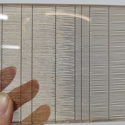 ความแข็งแรงต่อการดึงสูง ความแข็งแรงต่อการตกแต่ง สายใย Mesh กระจก laminated กันไฟ A1