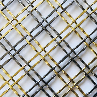 สแตนเลสที่ซอฟฟิสติกากลางโลหะ Mesh Mesh ความหนา 3.3mm สําหรับประตูตู้