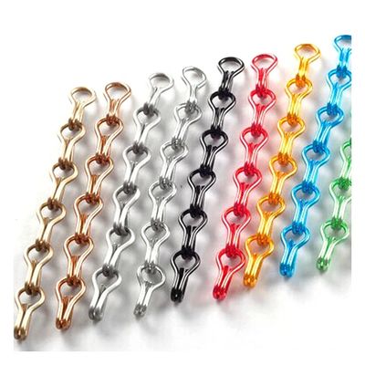 อลูมิเนียมที่สามารถปรับเปลี่ยนโซ่ สกรีนบิน กว้าง 2 มม ขนาดมาตรฐาน 12mm * 24mm