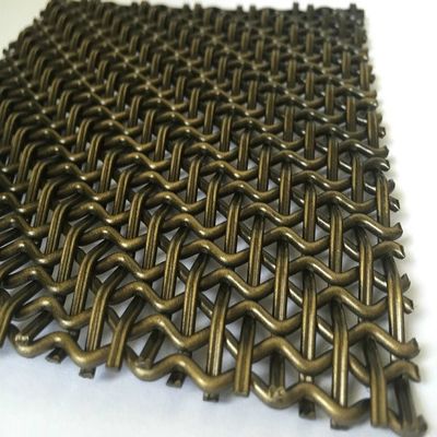 5 มิลลิเมตร Warp Pitch ตกแต่ง Wire Mesh Grilles สไตล์ที่สมบูรณ์แบบและฟังก์ชันประตูตู้