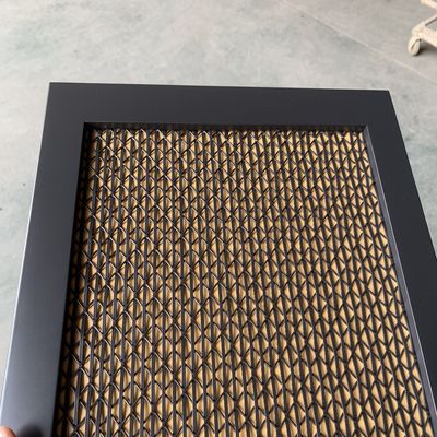 5 มิลลิเมตร Warp Pitch ตกแต่ง Wire Mesh Grilles สไตล์ที่สมบูรณ์แบบและฟังก์ชันประตูตู้