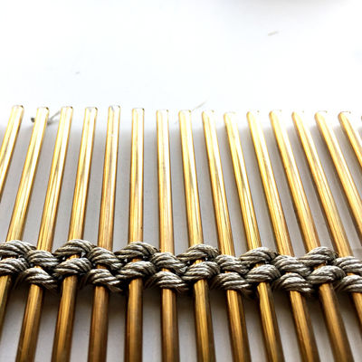 สแตนเลสเมทัลเมช 7 มม แกลนไซด์ PVD ป้องกันการปีนรุก การรักษาความปลอดภัย Fencing Mesh สําหรับการคลุมความคุ้มครองเขตโทษ