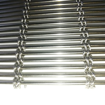เครื่องตกแต่ง 3D สแตนเลส สกรีน Mesh โลหะผิวสําหรับการออกแบบเพดานศิลปะ อีสเทติกอุตสาหกรรม