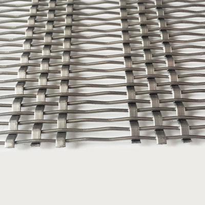แผ่นกรีดสายไฟเหล็กเมทัลเมล Mesh สแตนเลสแบบสถาปัตยกรรมที่ไม่เผาไหม้สําหรับหน้าต่างที่จอดรถกลางแจ้งและผนังที่ระบายอากาศ