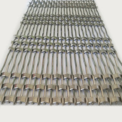 แผ่นกรีดสายไฟเหล็กเมทัลเมล Mesh สแตนเลสแบบสถาปัตยกรรมที่ไม่เผาไหม้สําหรับหน้าต่างที่จอดรถกลางแจ้งและผนังที่ระบายอากาศ