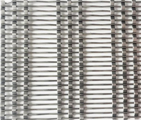 แผ่นกรีดสายไฟเหล็กเมทัลเมล Mesh สแตนเลสแบบสถาปัตยกรรมที่ไม่เผาไหม้สําหรับหน้าต่างที่จอดรถกลางแจ้งและผนังที่ระบายอากาศ