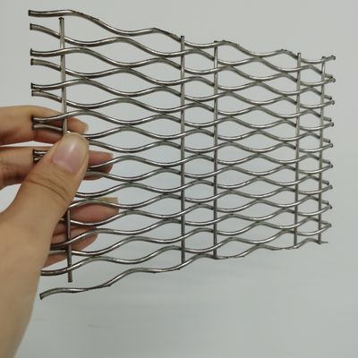 การปรับปรุงบ้านตกแต่ง Woven Wire Mesh 18mm Weft Pitch