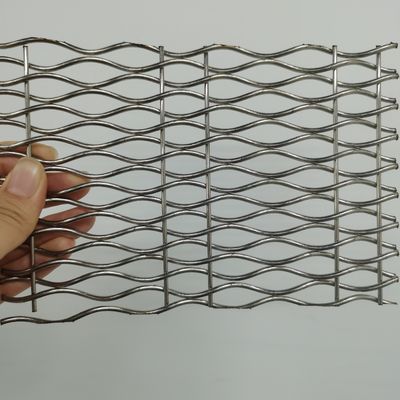 การปรับปรุงบ้านตกแต่ง Woven Wire Mesh 18mm Weft Pitch